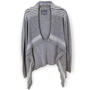 Paper Crane Women's Open Front Long Sleeve Knit Cardigan Medium